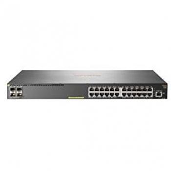 Aruba 2930F di HPE, switch gestito L3 con 24 porte PoE+ e 4 porte SFP Gigabit