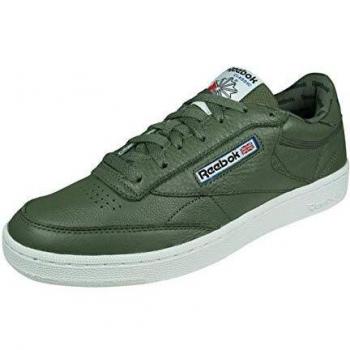 Reebok Club C 85 So, Scarpe da Ginnastica Uomo, Verde (Hunter Green/Primal Red/Black/White/Vital Blue), 42 EU