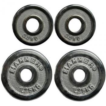 Finnlo Chrome Disc Set 0.5kg and 1.25kg