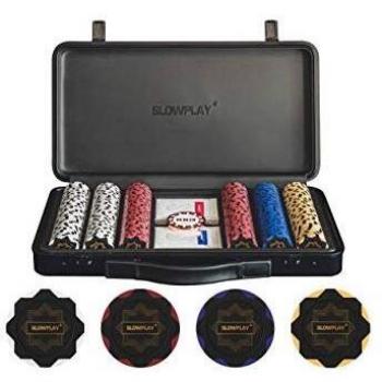 SLOWPLAY Luxury Texas Hold’em Poker Kit (300 Pieces)
