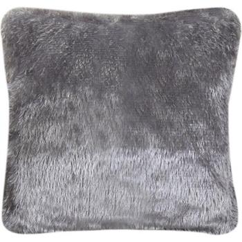 Housse de coussin en peluche shaggy