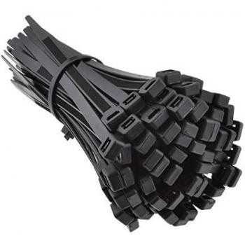 50mm x 6.8mm Black Zip Ties Nylon 66 UL Approved [100 Pack]