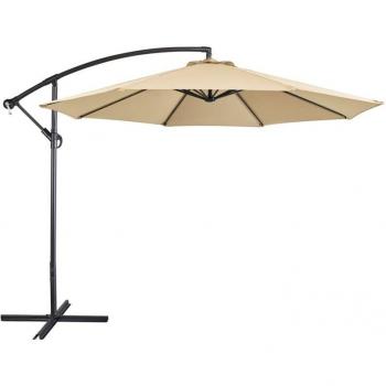 Ombrellone da Giardino Ø300 cm – Base a Croce, Tenda Ombrelloni Esterni