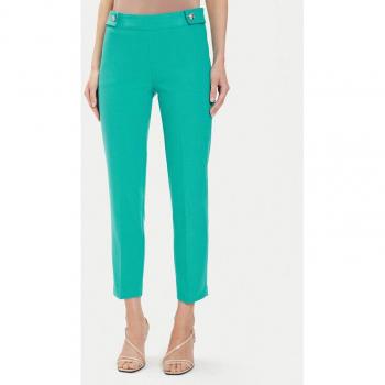 Türkisfarbene Slim Fit Hose von Morgan
