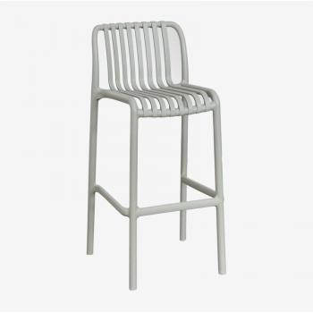 Tabouret de Bar Polypropylène SKLUM (Vert Kaki) 75 cm – empilable