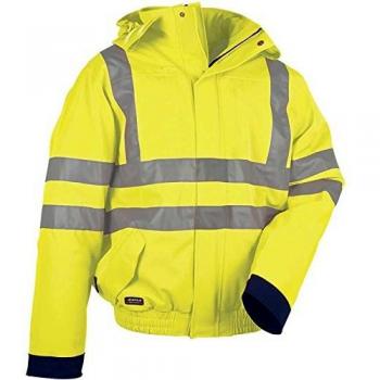 Cofra V075 chaqueta de trabajo amarilla/azul marino 54