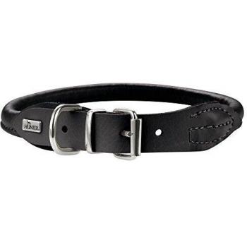 Hunter Hunde-Halsband Round & Soft Elchleder 45 cm