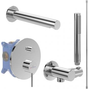 Robinet Bain Loop & Friends Encastré Villeroy & Boch Chrome