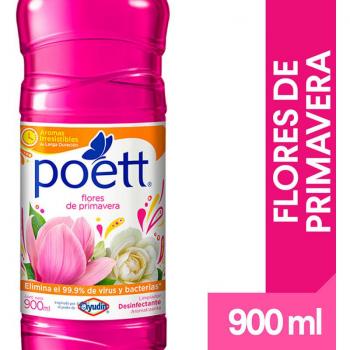 Limpiador Líquido Poett Flores de Primavera 900 ml