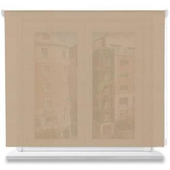 Cortina enrollable pantalla básica 5% con filtro lino 80 × 150 cm