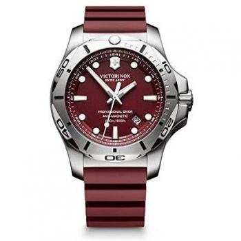 Victorinox Männer Professional Diver Watch – Analog Quarz, Edelstahl/Gummi, Schweizer Herkunft (241736)