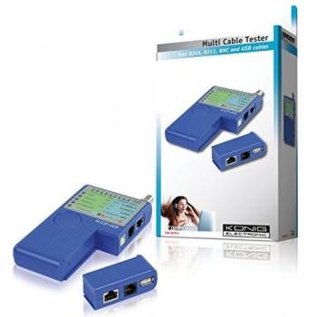 König testeur de câble réseau CMP-RCT21 Bleu