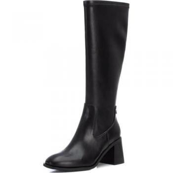 Bota Xti 143422 para mujer en color negro con cremallera