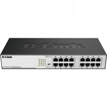 D-Link DGS-1016D/E commutateur réseau Non-géré Noir