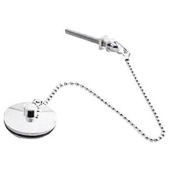 Nuie Modern Sink Plug & Chain – Brass, 38×38×14 mm