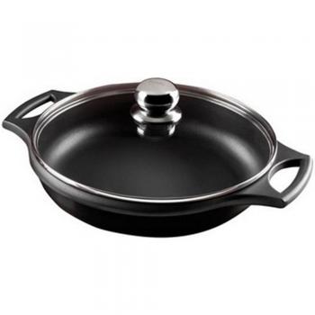 Cacerola Baja con Tapadera y Asas Kiwi Full Induction Fundix