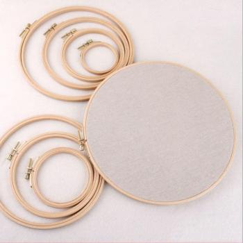 Wooden Cross Stitch Hoops Set