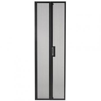 APC NetShelter SV 42U (breite perforierte Front) in Schwarz, 42 HE – Serverschrank