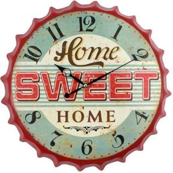 35cm Iron Metal Bottle Cap Wall Clock
