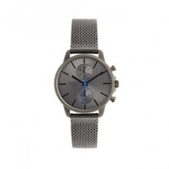 Chrono‑Style Milano Herren, 41 mm aus gebürstetem Stahl