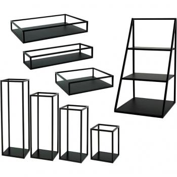 SWEETGO Black 3-Tier Perfume Holder