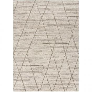 Tapis beige polyester style scandinave 120x170 cm