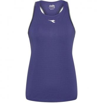Diadora Damen Tank-Top in Blau, Modell Icon