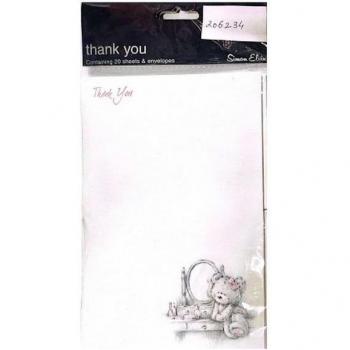 Simon Elvin Teddybär Grußkarten (Packung mit 20)