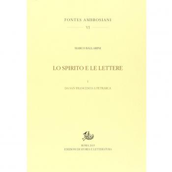 Lo spirito e le lettere. Da san Francesco a Petrarca