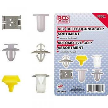 Ensemble de clips de fixation pour Renault 300 pièces BGS