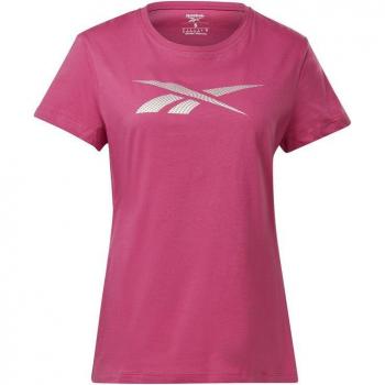 Reebok Damen Kurzarm T-Shirt in Rosa mit Grafik