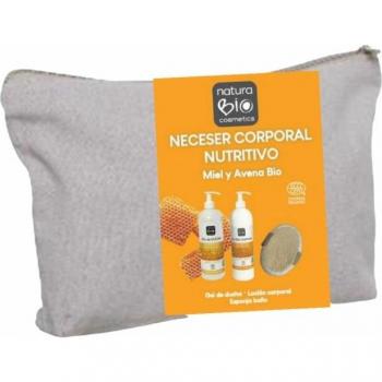 Neceser Bio‑Nutritivo Miel y Avena con Esponja de Baño – Naturabio