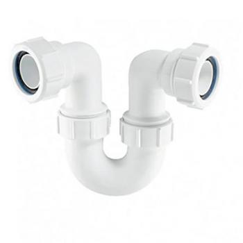 TR10 1.5 White Running Tubular P-Trap with Water Seal – 75 mm