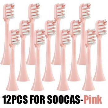 Cabezal de repuesto SOOCAS para cepillos de dientes eléctricos X3/X3U/X5, cabezales de limpieza