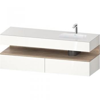 Lavabo Qatego Encasta Duravit con Piano Sotto Lavabo