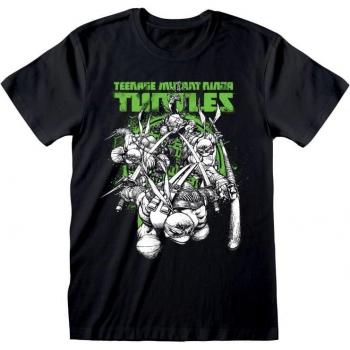 Teenage Mutant Ninja Turtles Men's Black Freefall Tee