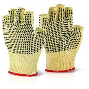 Beeswift Reinforced Fingerless Dotted SZ 8