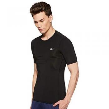 Reebok Herren Wor Ss Comp Kurzarm-T-Shirt, Schwarz, FP9118, S