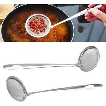 Sieve à huile végétale, mailles inox