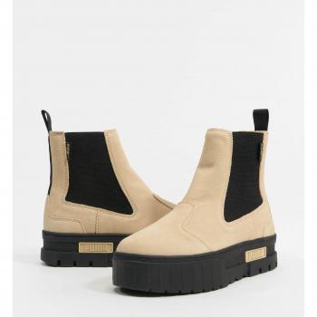 Puma Mayze Chelsea Suede Damen braun Größe 5.5