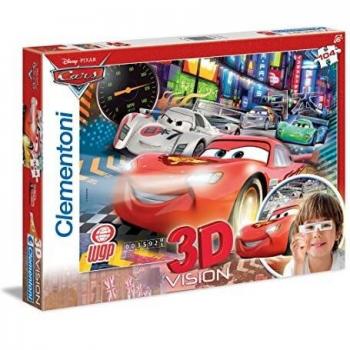 Clementoni 3D Vision Cars, 104 pezzetti – modello 20044