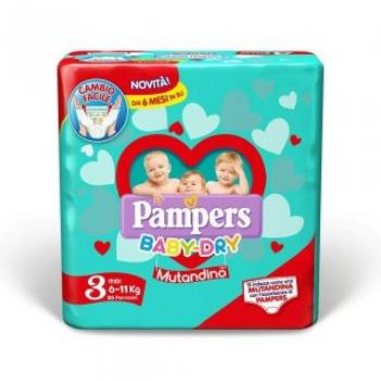 BABYDRY MUTANDINO SING.MIDI PZ.19 PAMPERS