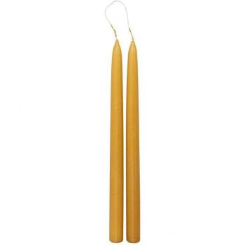 Bougies Bâtons Hugo 30cm Jaune Moutarde