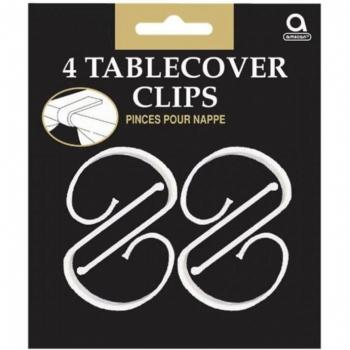 Pince à nappe Amscan (Pack de 4)