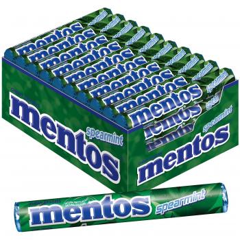 Mentos Spearmint 40x38 g – Frischer Atem in einem Karton