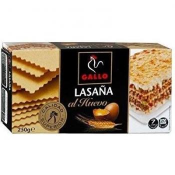 Lasaña de Huevo Gallo 250 g