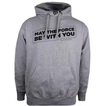 Galactic Breeze Grey Hoodie – Men’s Small