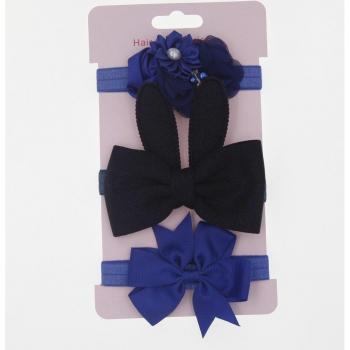 Soft Floral Bowknot Headband for Baby Girls – 3 Pack