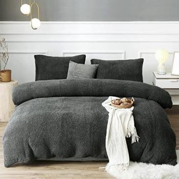 EDS Teddy Bear Fleece Duvet Cover Set