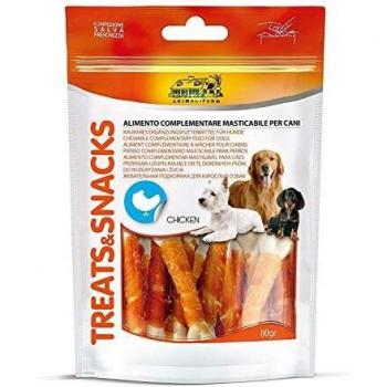 CAMON SNACK CANE OSSO CON POLLO 80 GR
